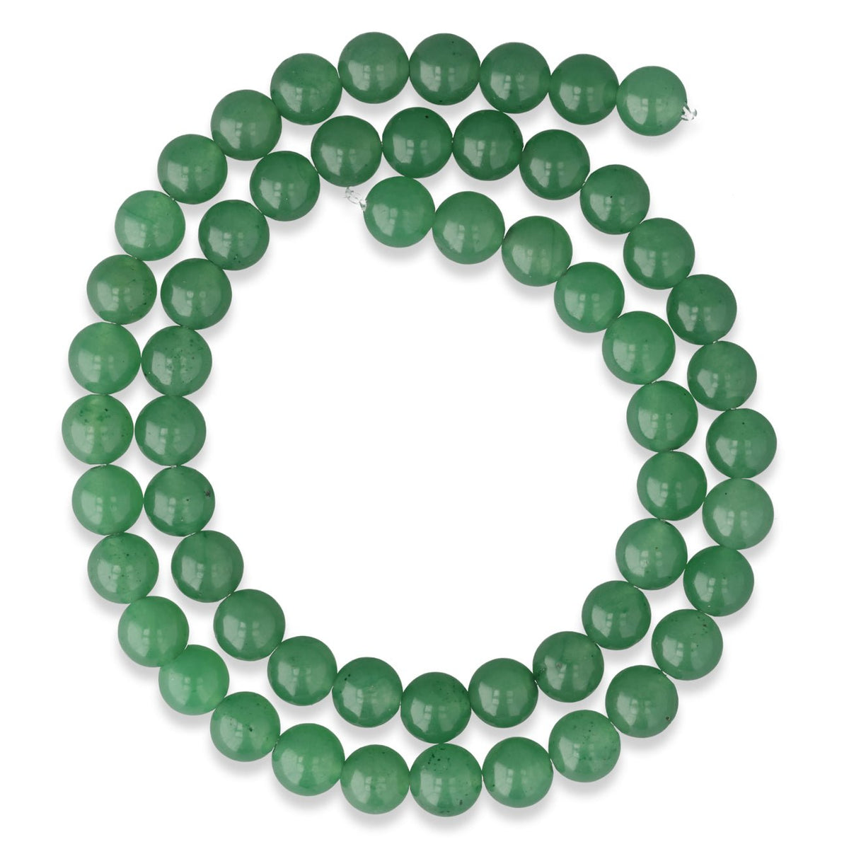 Aventurin Perlen · rund · 6 mm · Grün - PerlineBeads SA