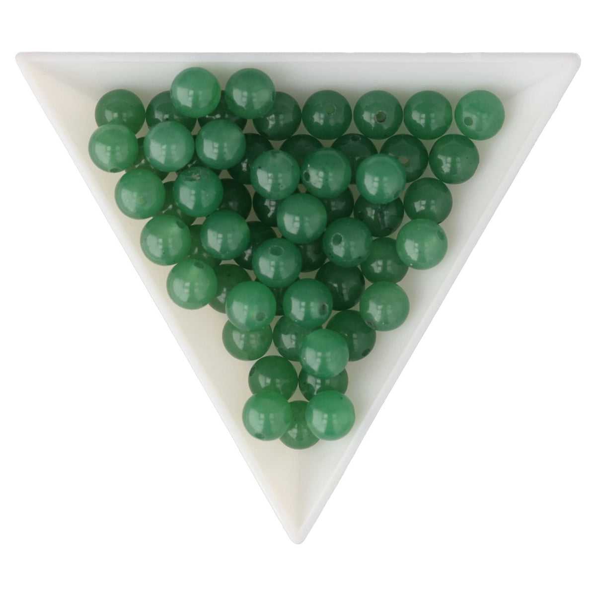 Aventurin Perlen · rund · 6 mm · Grün - PerlineBeads SA