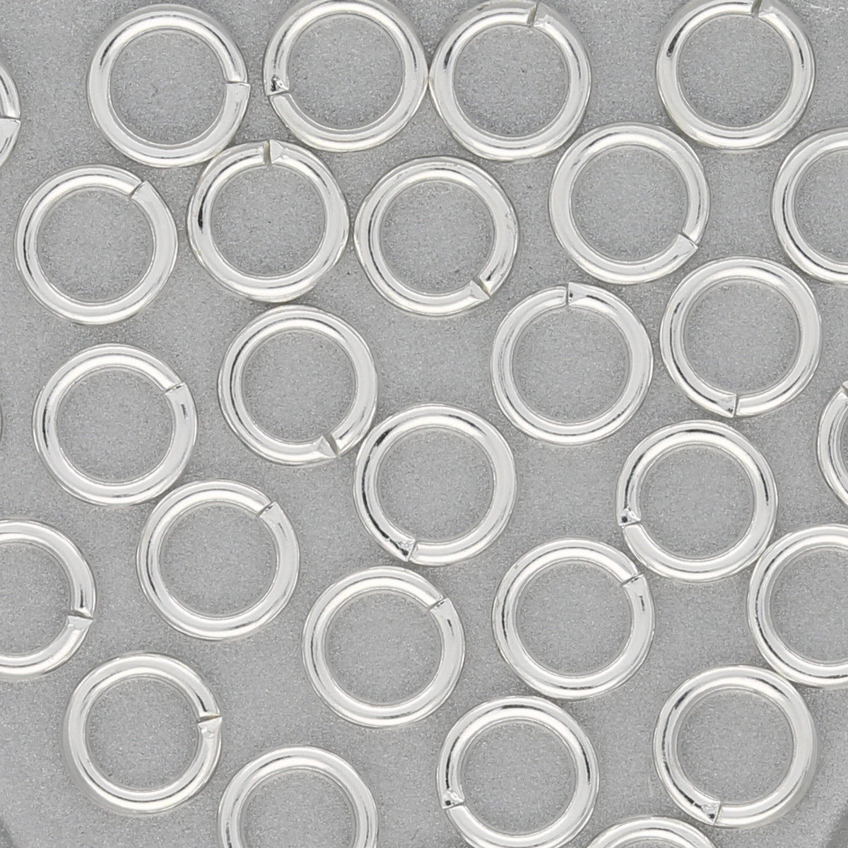 Biegeringe 5 mm – Versilbert - PerlineBeads SA