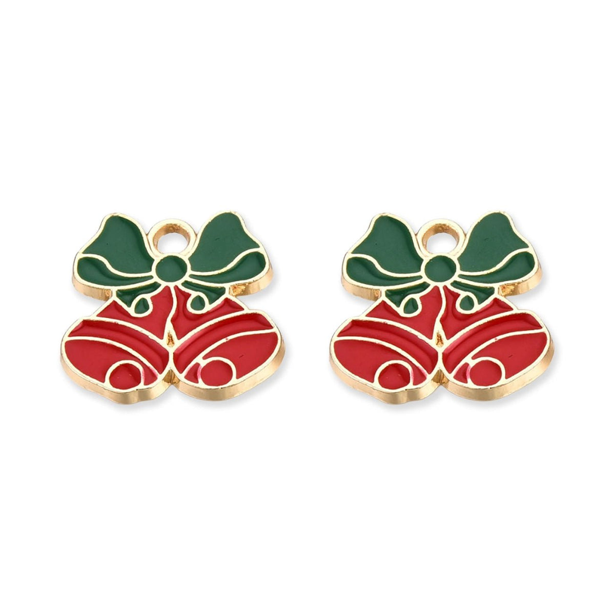 Charm / Anhänger „Weihnachtsglocken“ - PerlineBeads SA