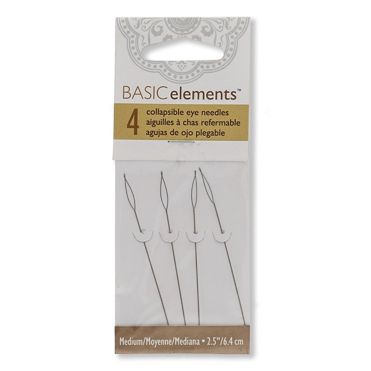 Collapsible Eye Needles – Medium - PerlineBeads SA