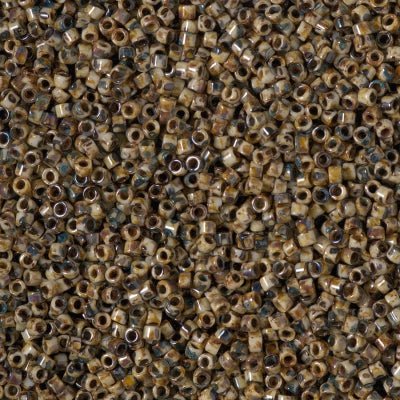 Delica 11/0 - DB2267 - Picasso Brown Tan Matte - PerlineBeads SA