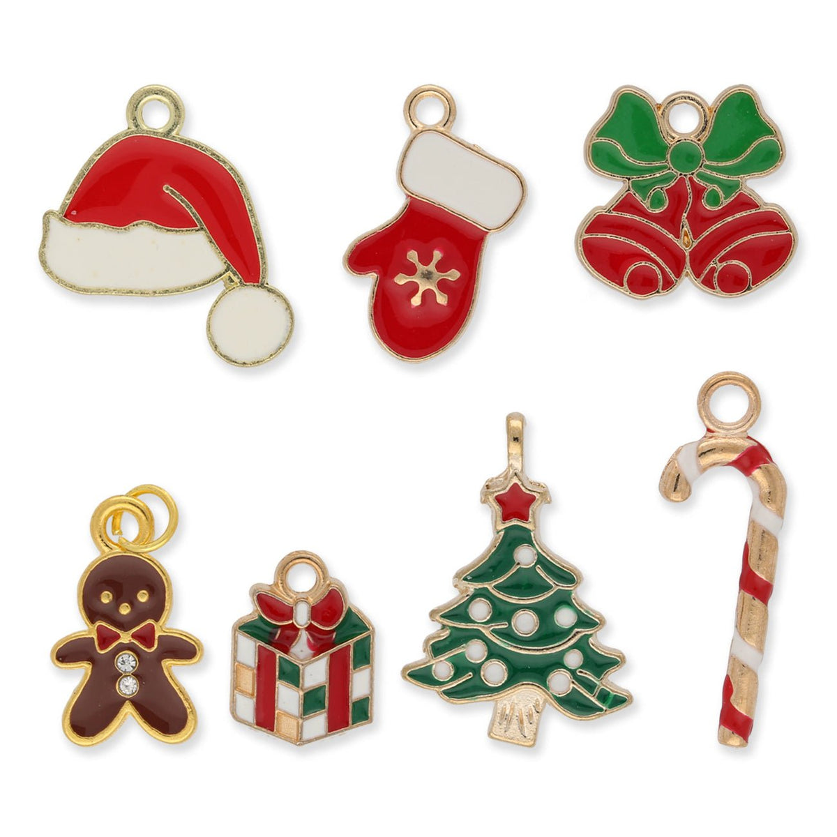 DIY - Glasmarkierer Kit - Weihnachten II (7 - teilig) - PerlineBeads SA