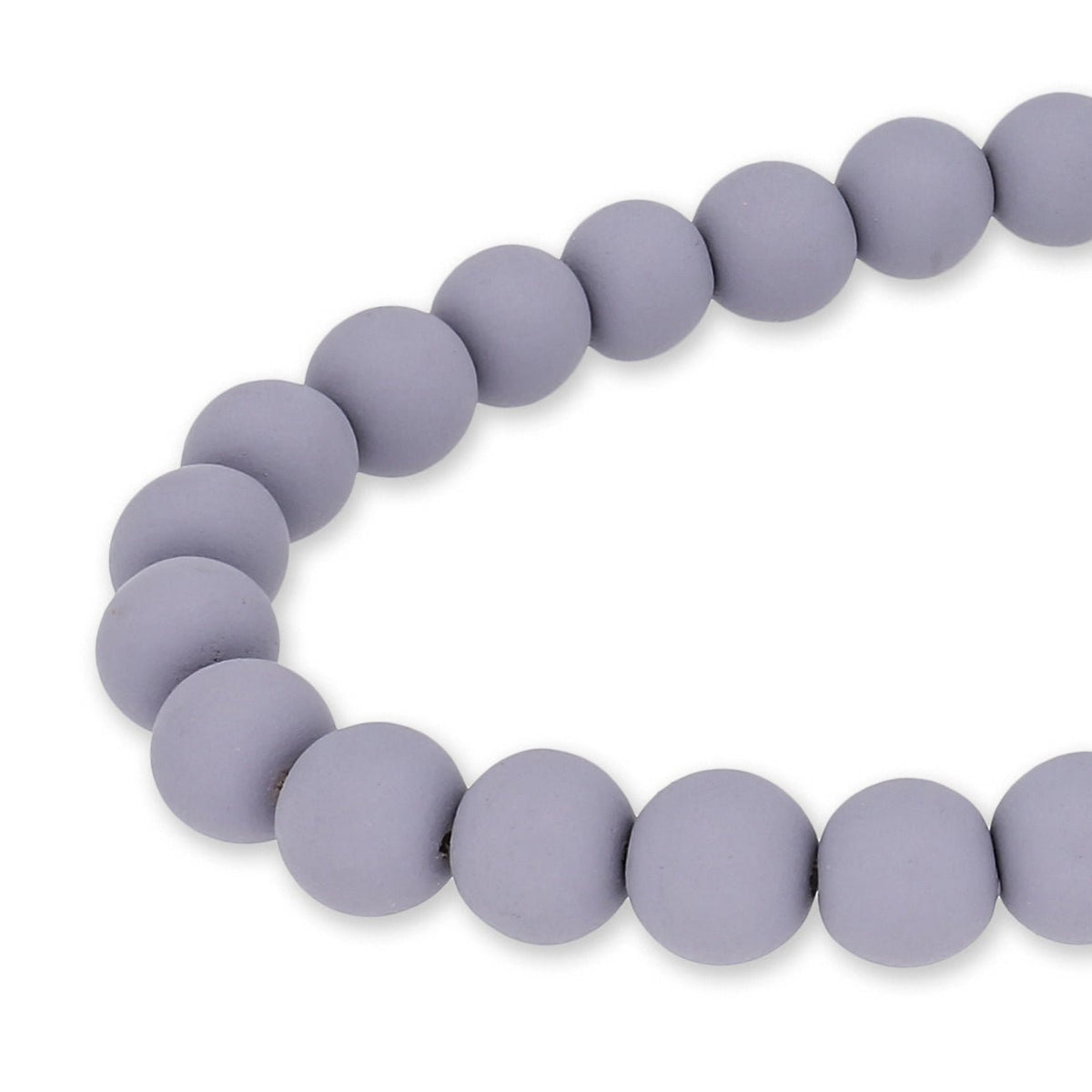 Farbige Holzperlen – ca. Ø 10 mm - Lavendel Hell - PerlineBeads SA