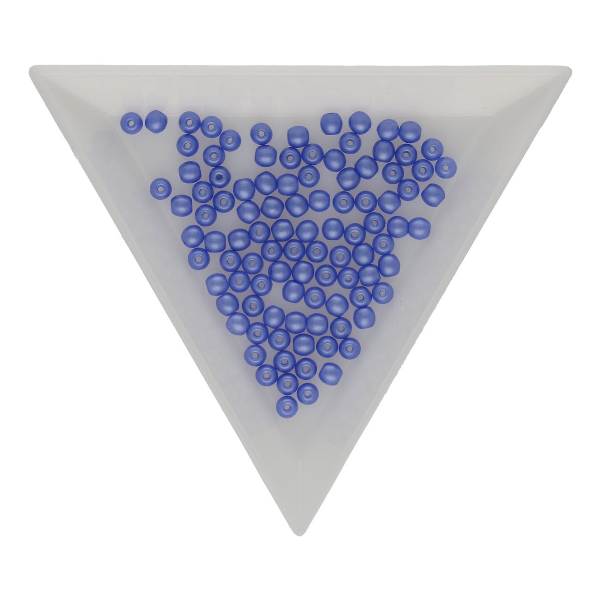 Glasperlen rund - 3 mm - Powdery Blue - PerlineBeads