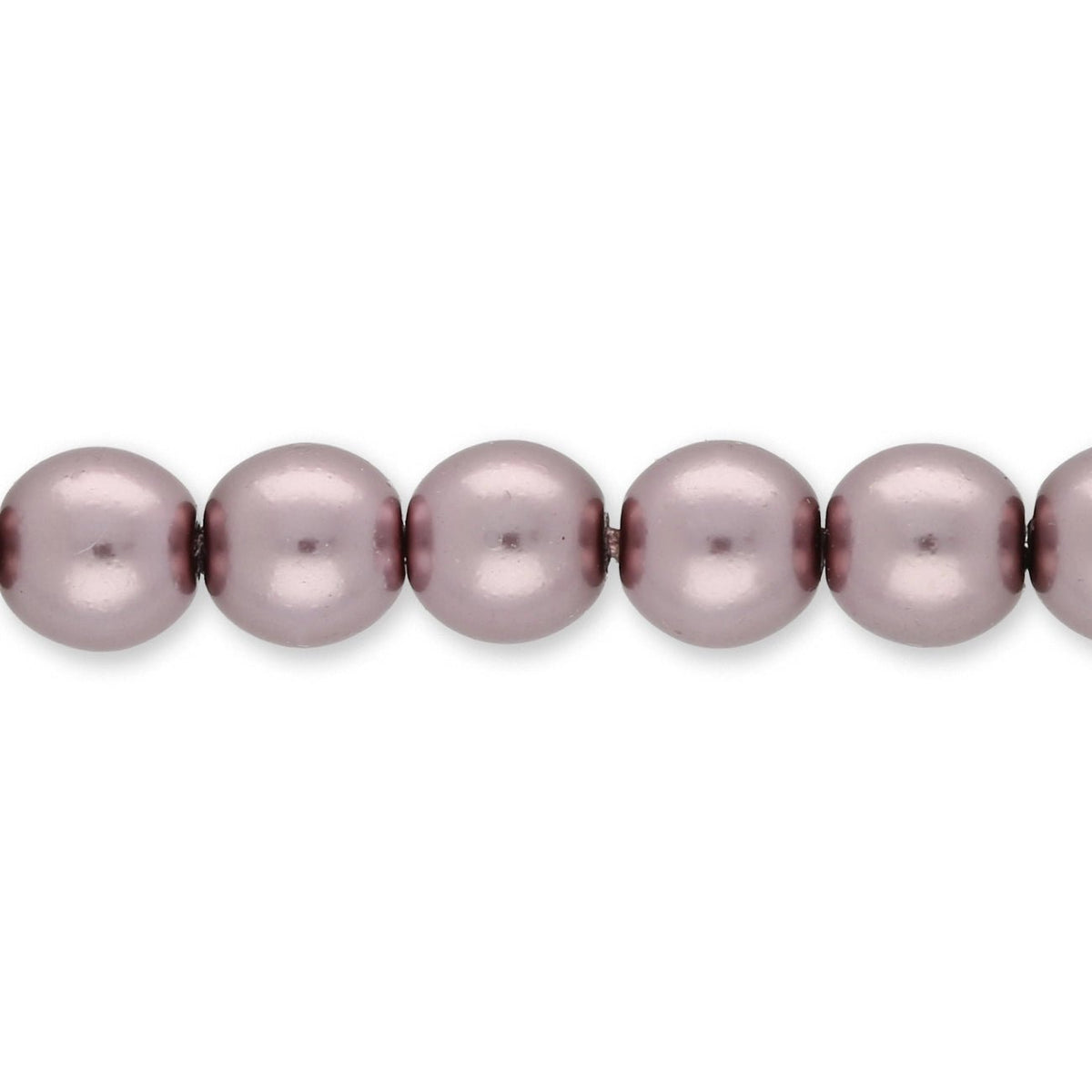 Glasperlen rund - 6 mm - Orchid - PerlineBeads SA