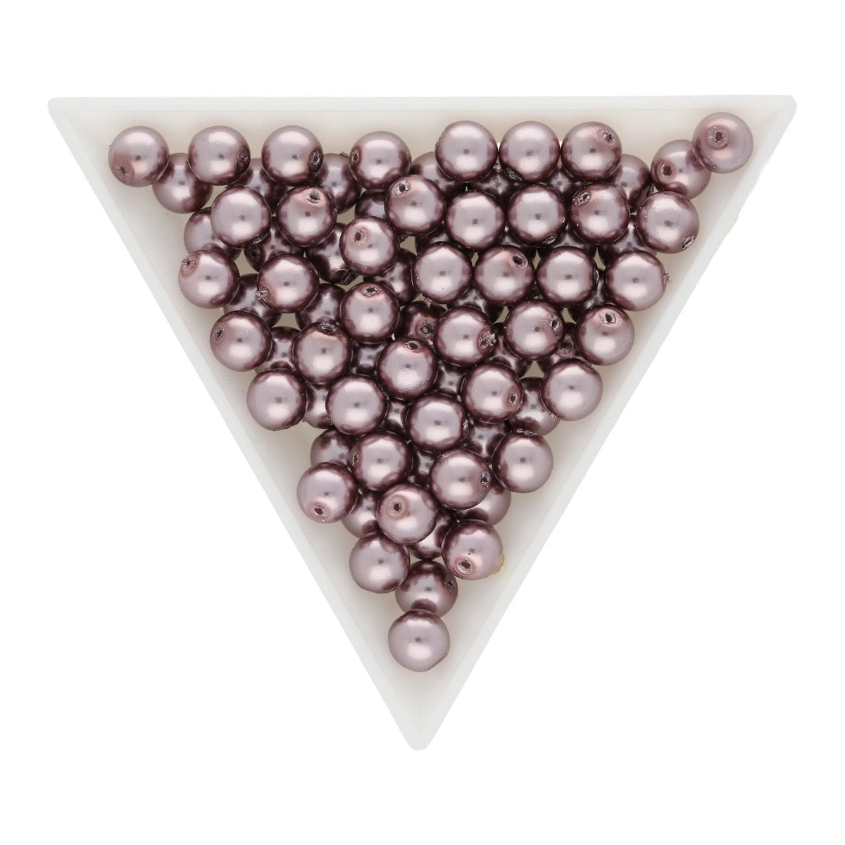 Glasperlen rund - 6 mm - Orchid - PerlineBeads SA