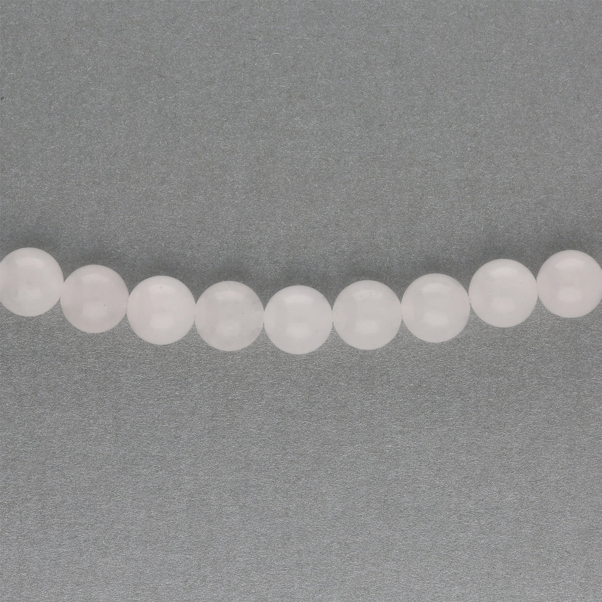 Jade Perlen rund - 8 mm - Weiss - PerlineBeads SA
