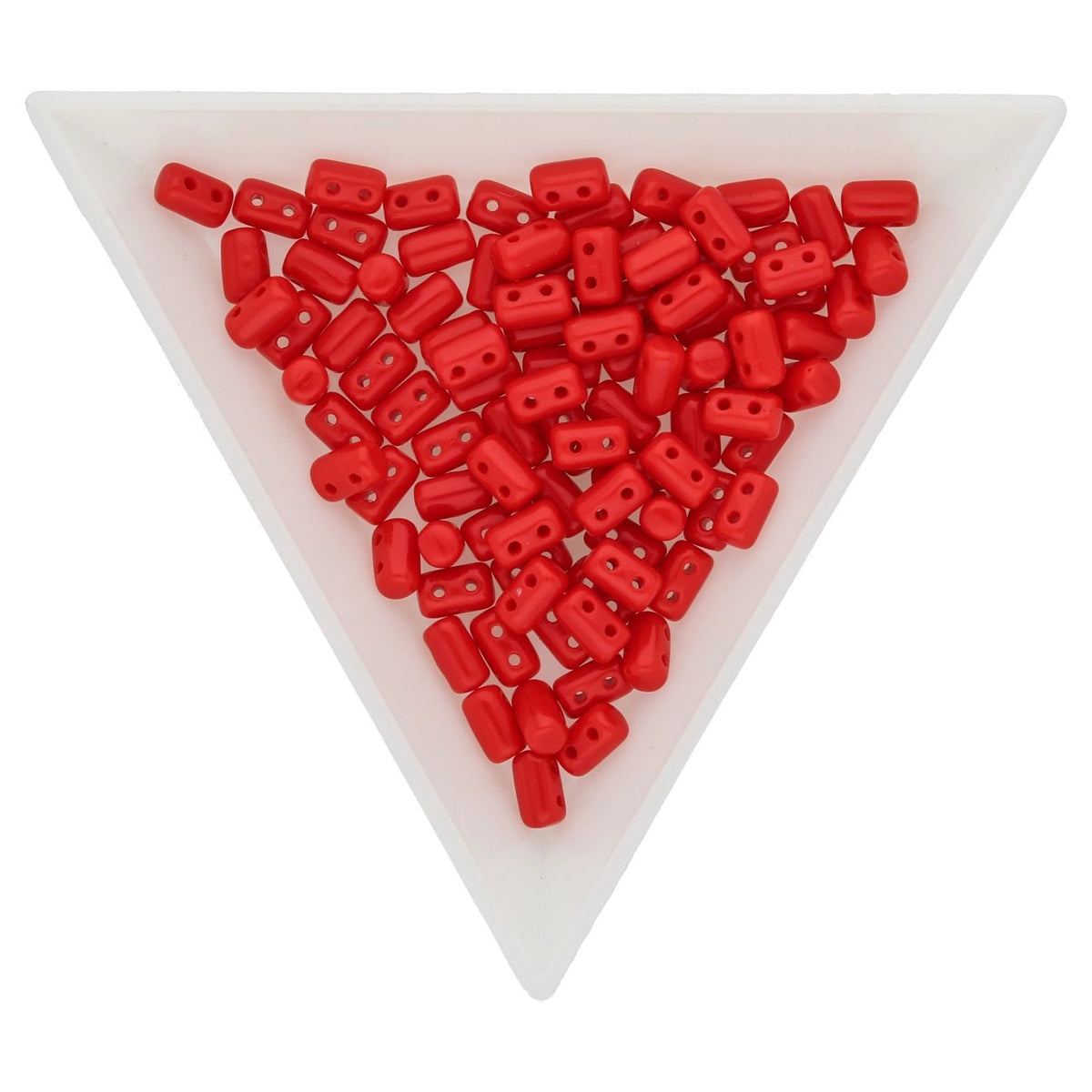 Matubo Rulla Glasperlen - Opaque Coral Red - PerlineBeads SA