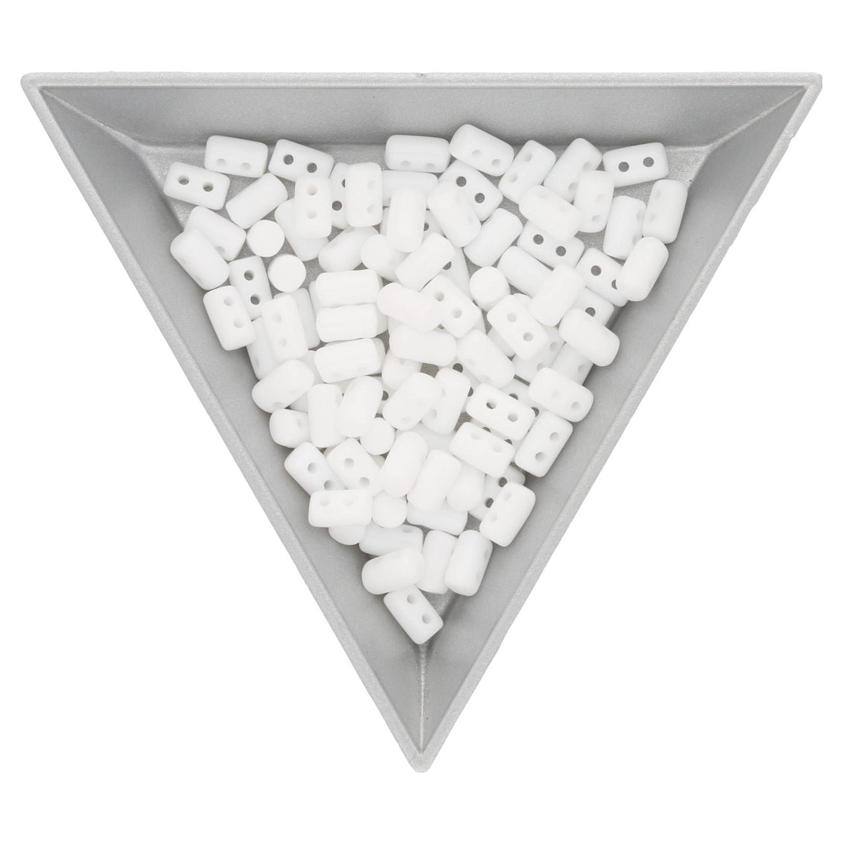 Matubo Rulla Glasperlen - White Chalk - PerlineBeads SA