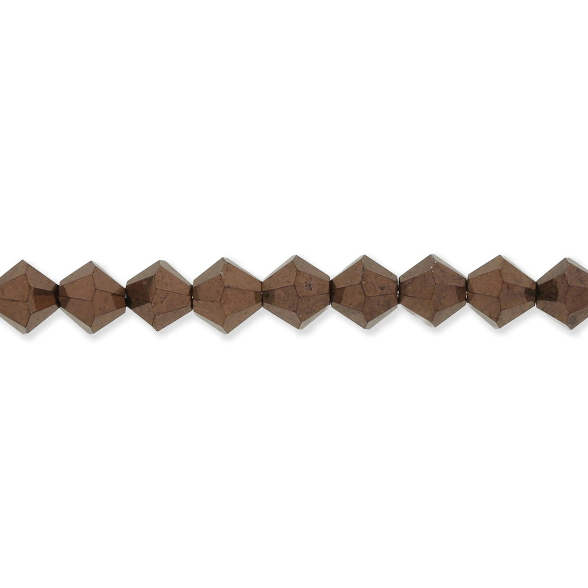M.C. Doppelkegel 4 mm - Bronze - PerlineBeads SA
