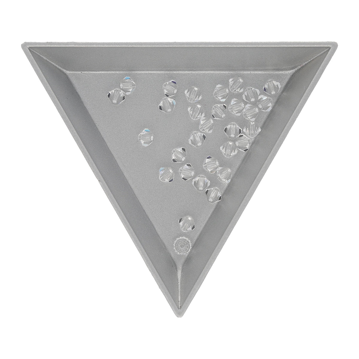 M.C. Doppelkegel 4 mm - Crystal - PerlineBeads SA
