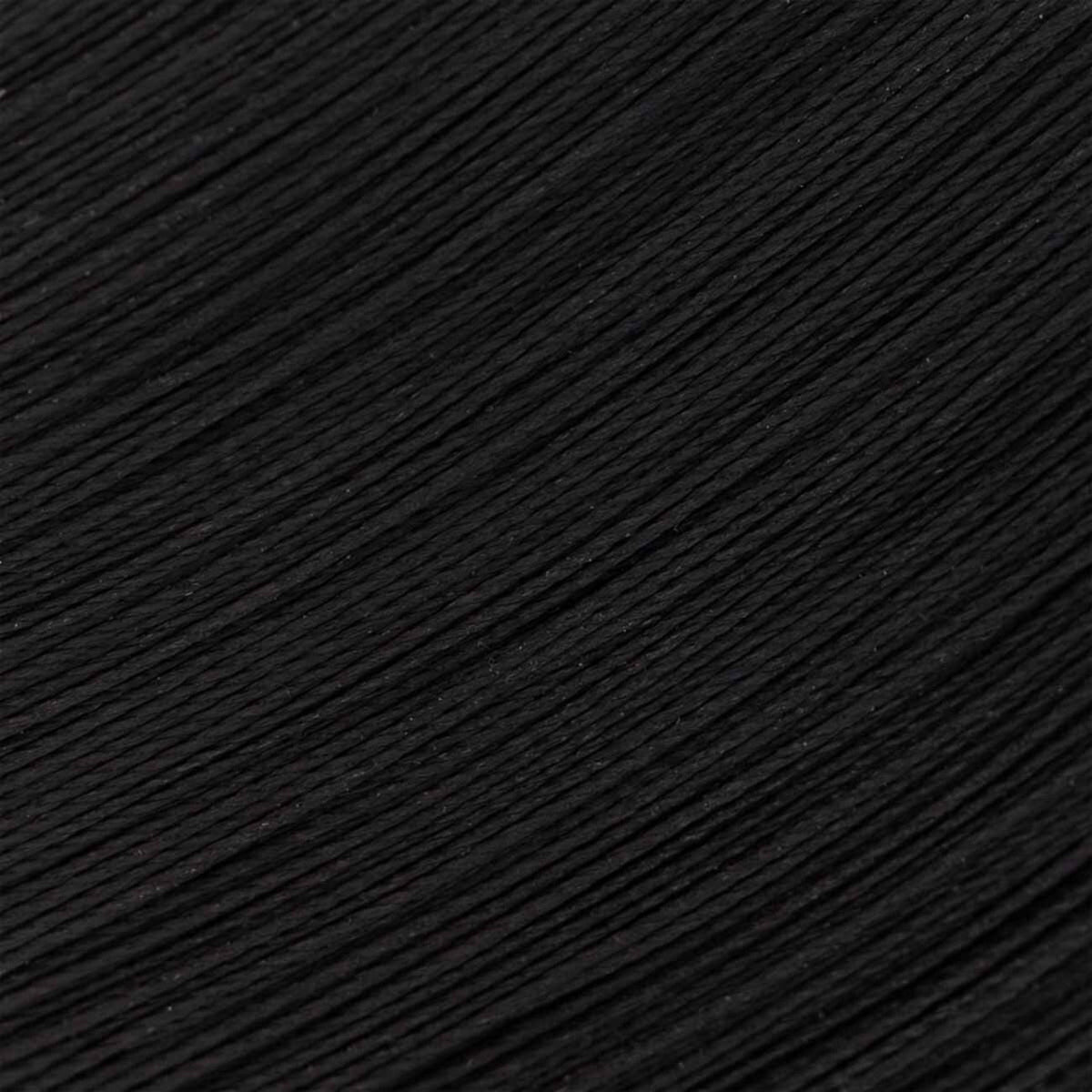 Nylon - Perlenfaden S - Lon Grösse 2 (0.12 mm) - Schwarz - PerlineBeads SA