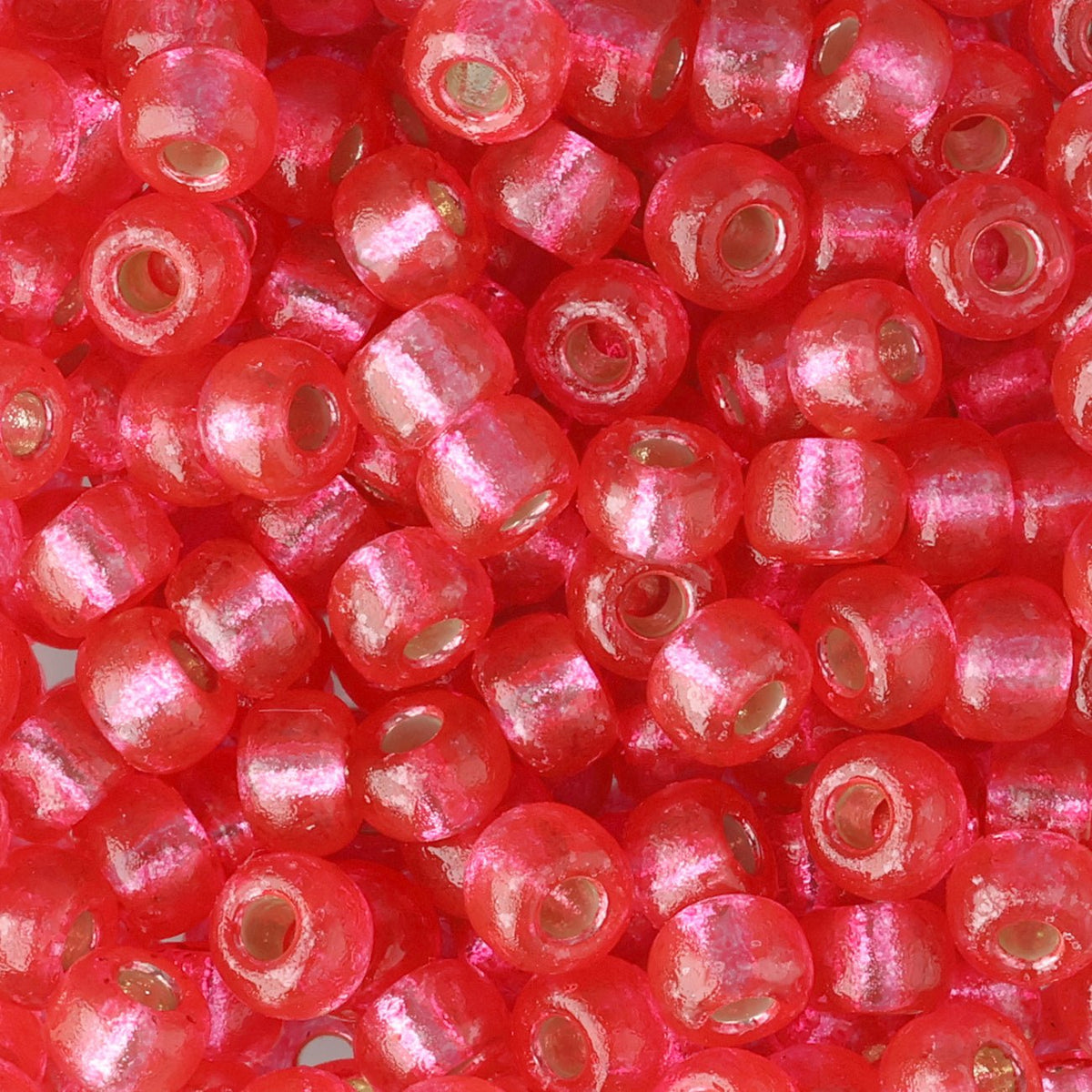 Rocailles-Perlen Miyuki 6/0 – Duracoat S/L Dyed Fuchsia - PerlineBeads SA