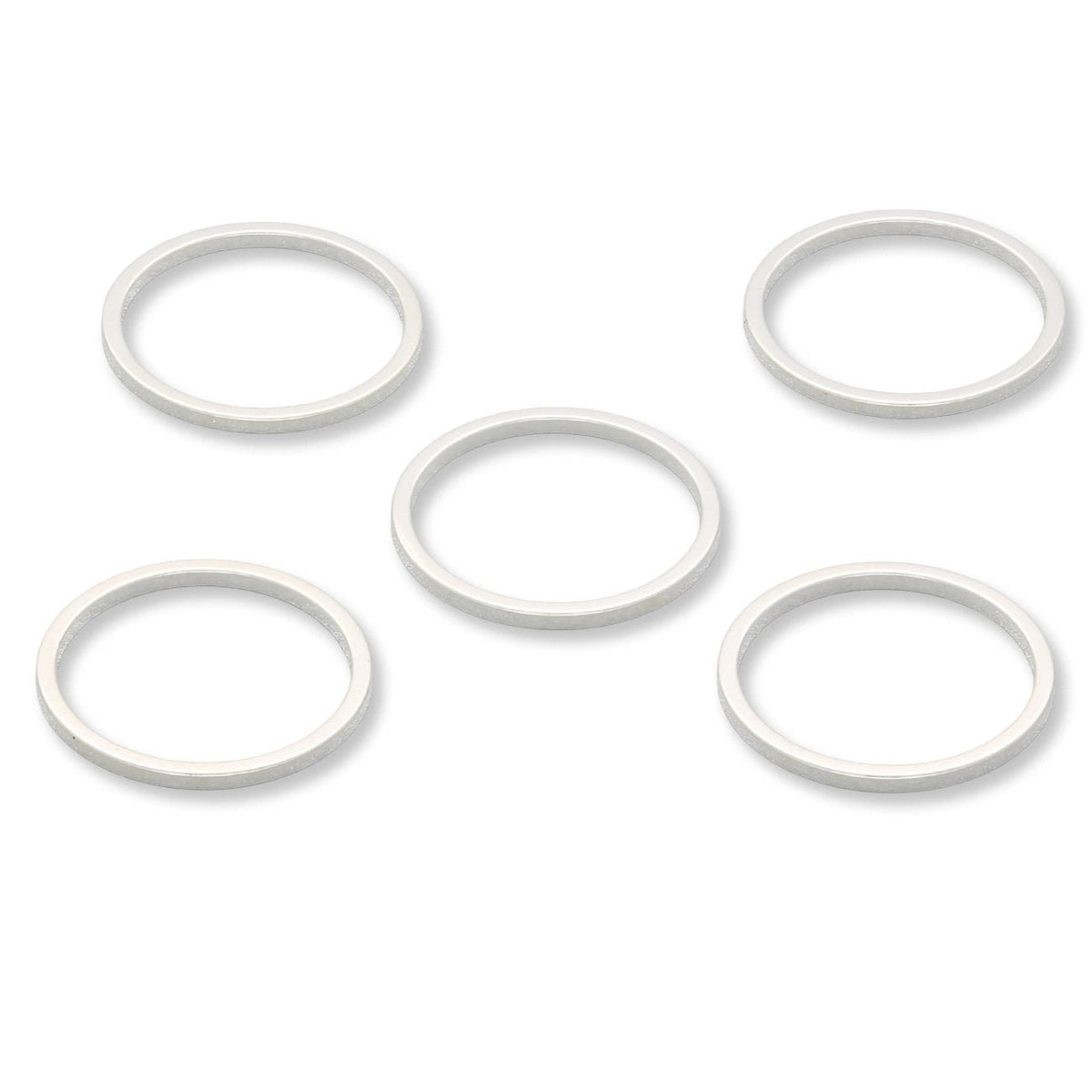 Schmuckverbinder Ringform, Ø 15 mm - Silber - PerlineBeads SA