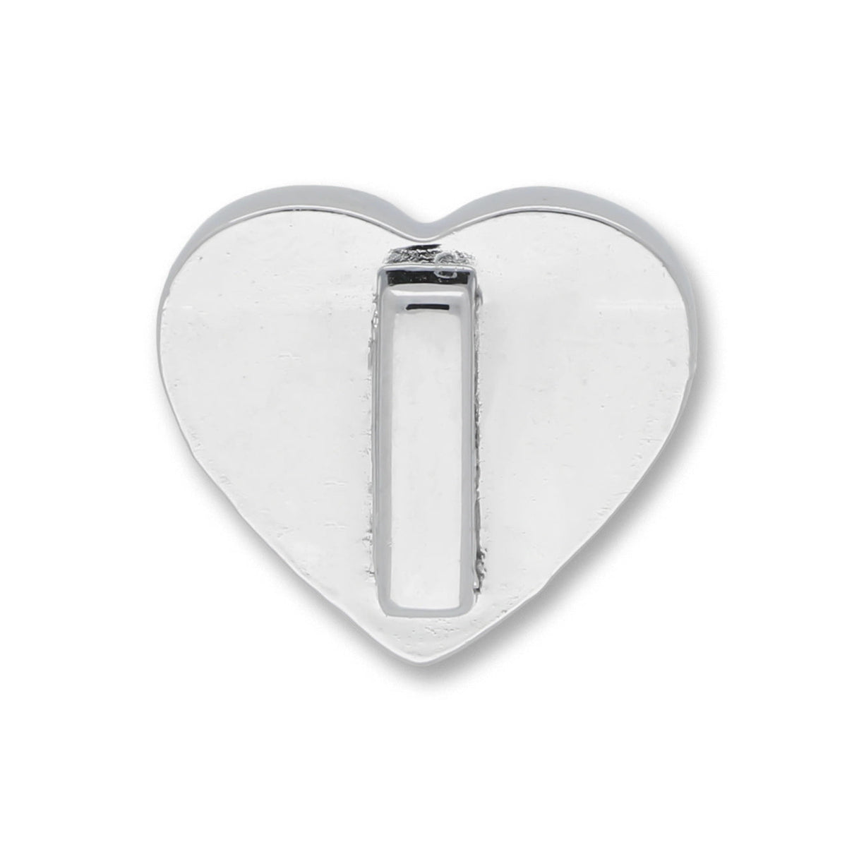 Slider «Heart» Silver mit Strass – Funkelnde Liebe - PerlineBeads SA