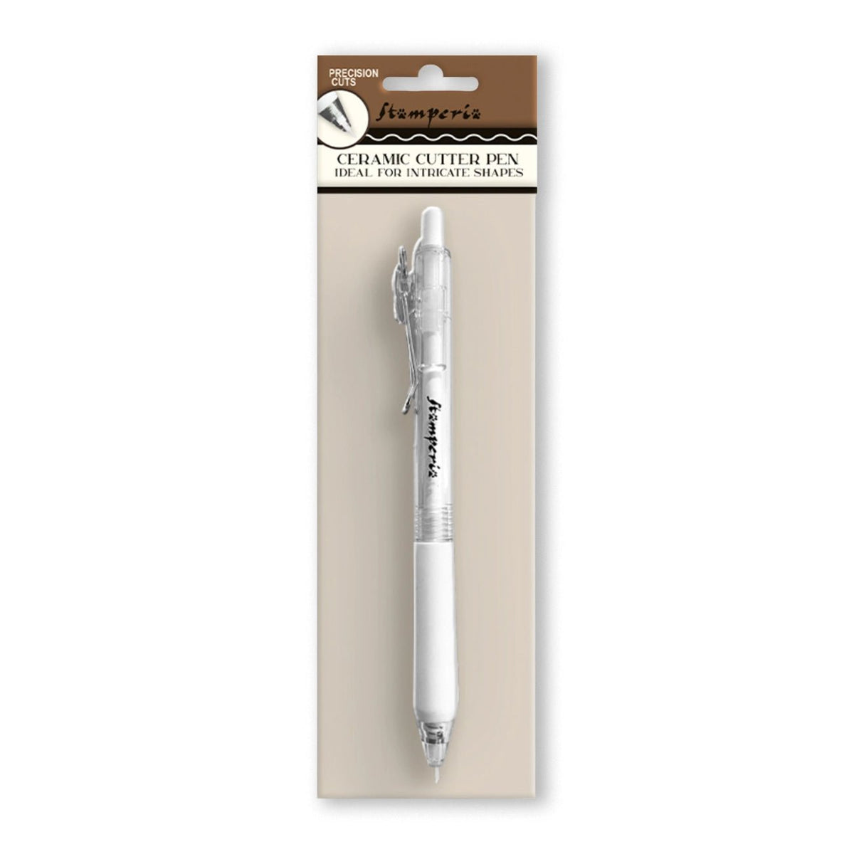 Stamperia Ceramic Cutter Pen – Präzisions - Schneidestift mit Keramikklinge - PerlineBeads SA