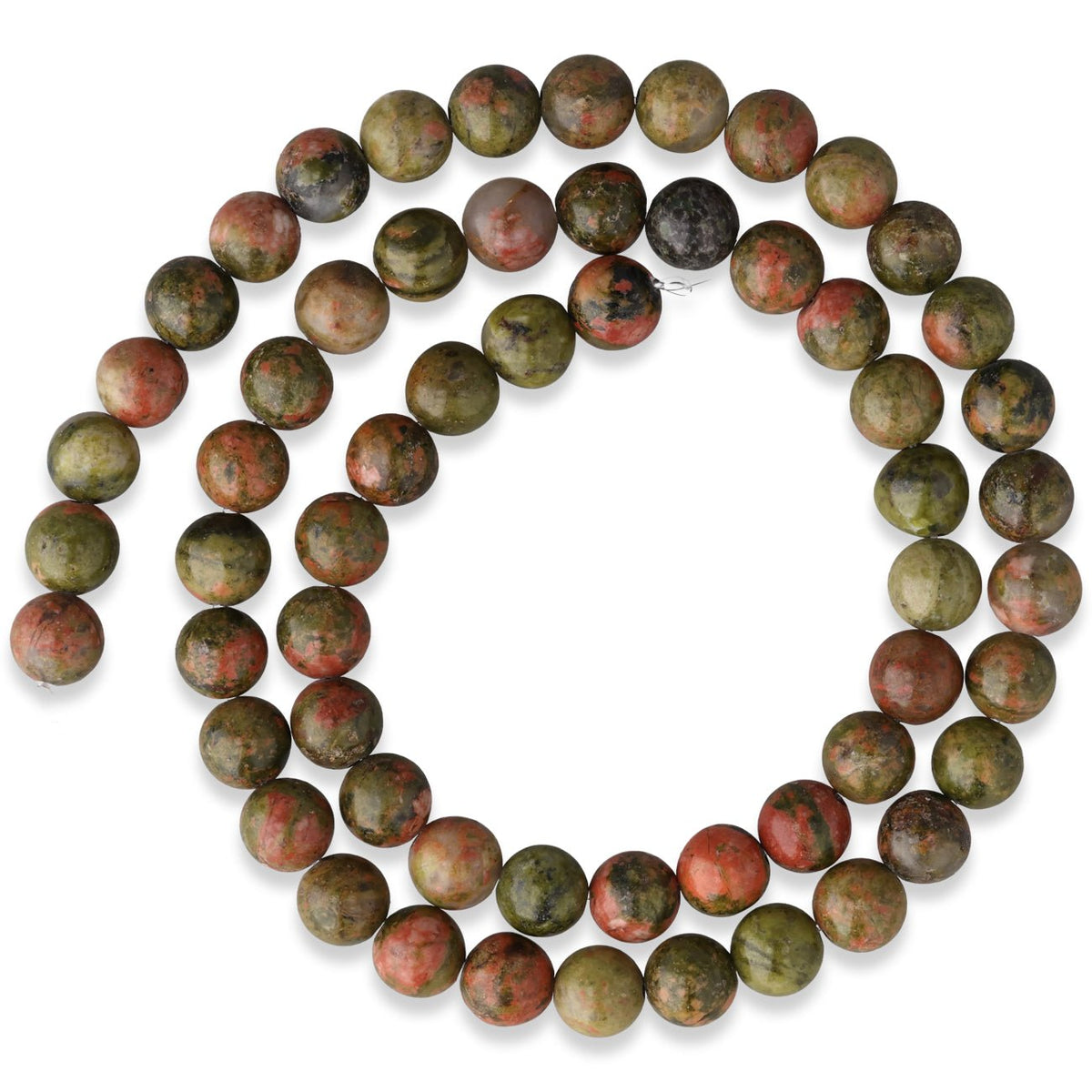 Unakit Perlen · rund · 6 mm - PerlineBeads SA
