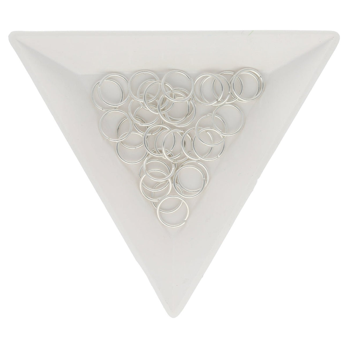 Biegeringe 8 mm – Silberfarbig - PerlineBeads