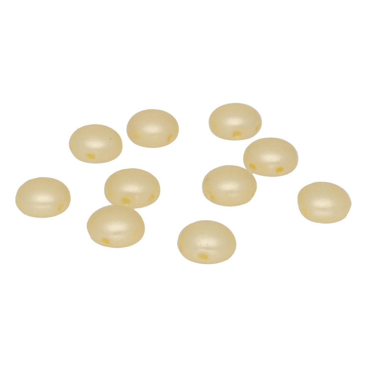 Candy Glasperle 8 mm - Pastel Cream - PerlineBeads
