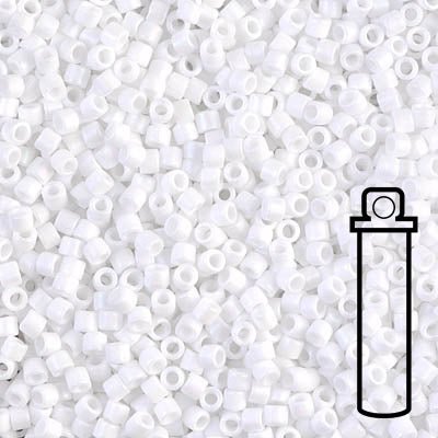 Delica 10/0 - DBM0351 - Matte White - PerlineBeads