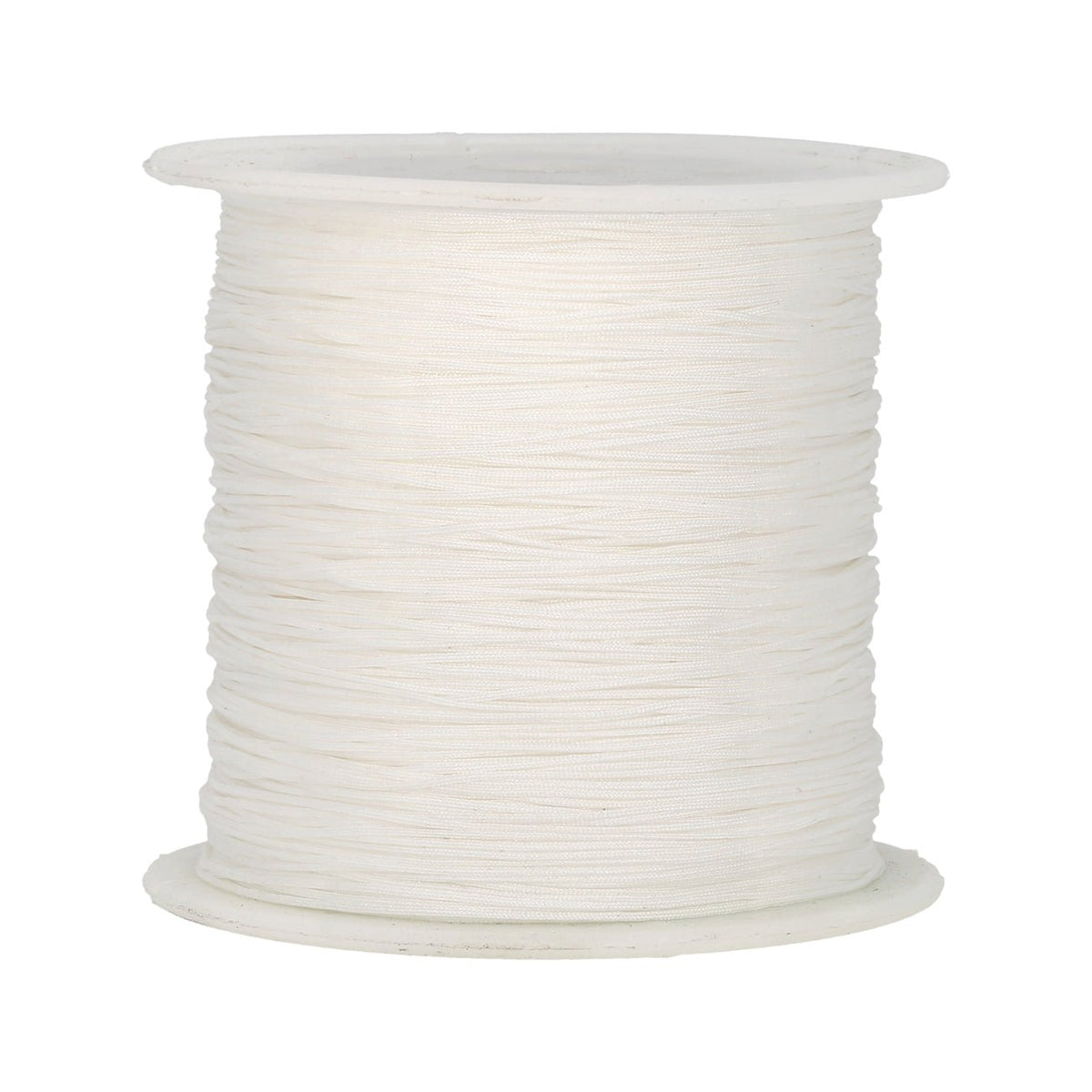 Kordel aus Nylon 0.5 mm - Weiss - PerlineBeads
