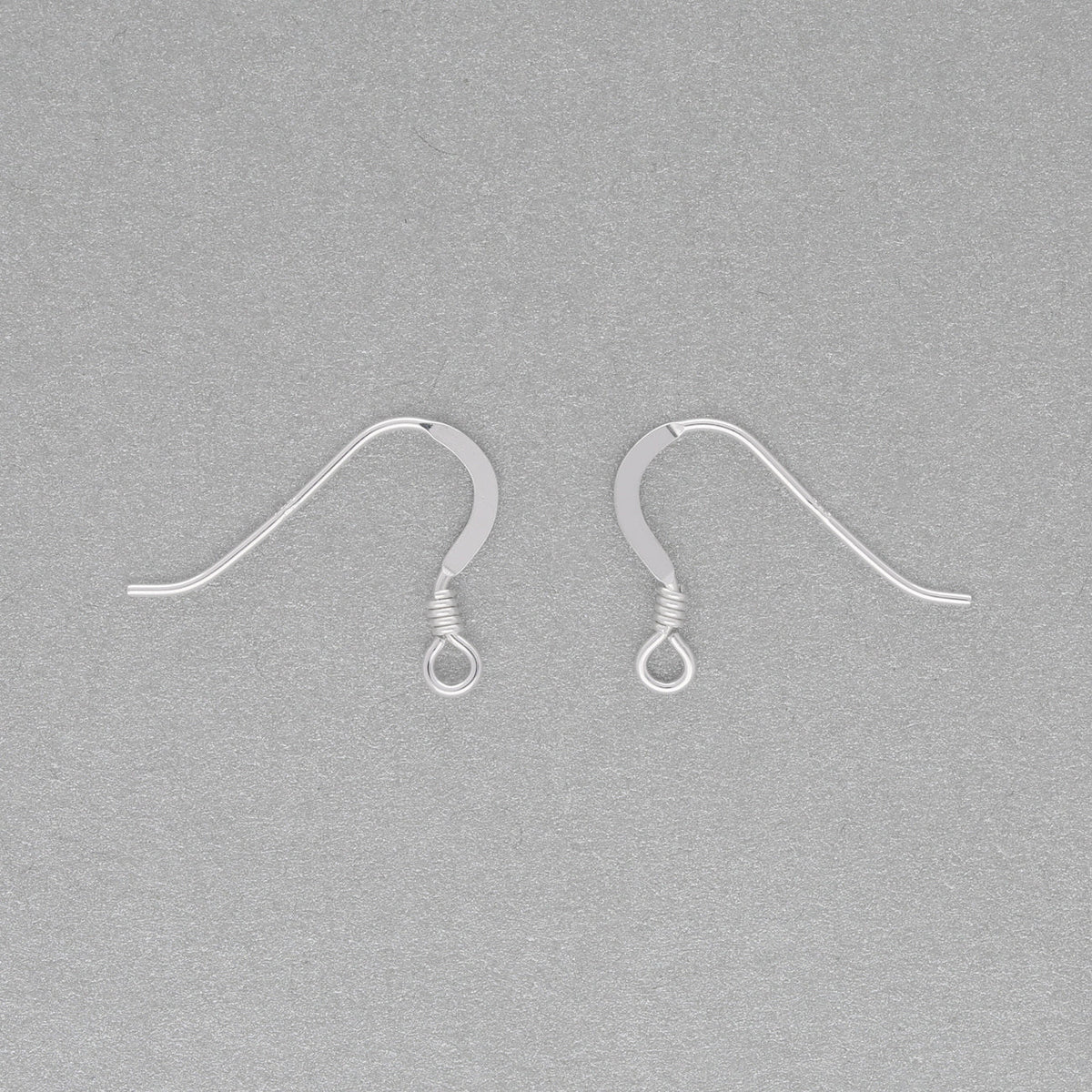 Ohrbügel für Ohrringe Flach – 19 mm - Sterling Silber - PerlineBeads