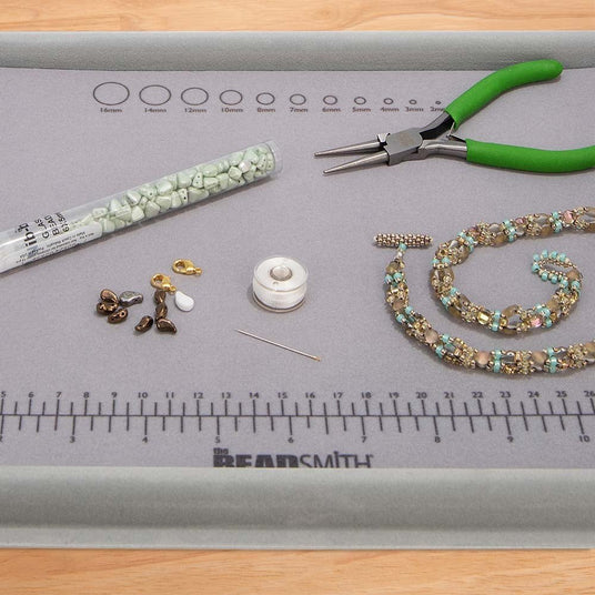 Treasure Mat Tray - Tablett für Perlen – 35,6 x 27,9 cm - PerlineBeads