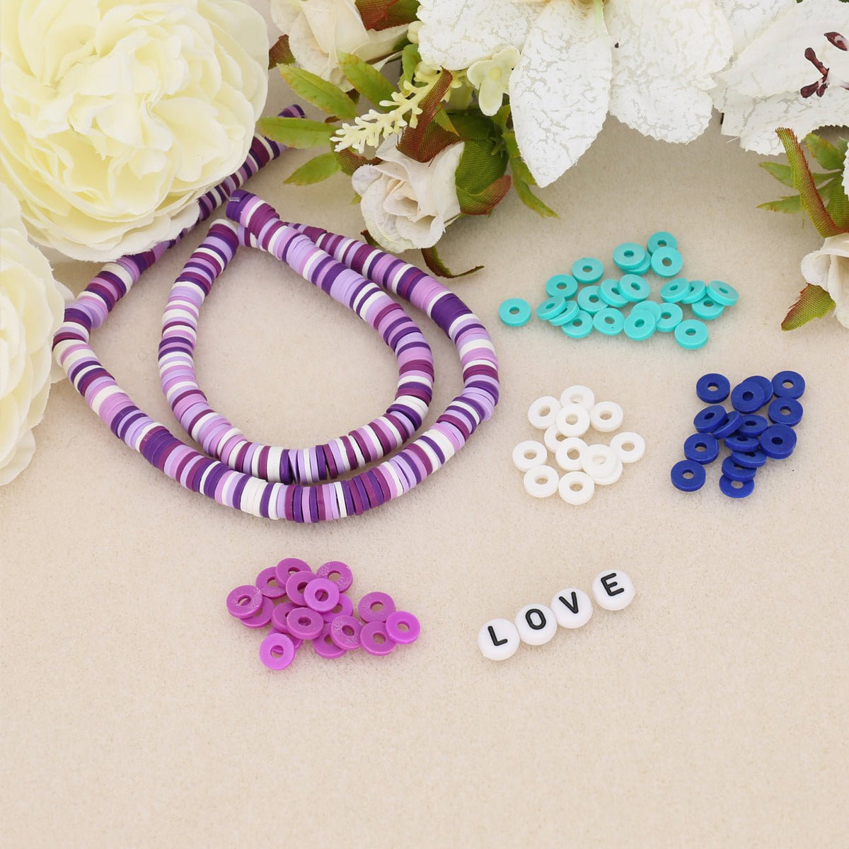 Heishi Perlen (Fimo) - PerlineBeads