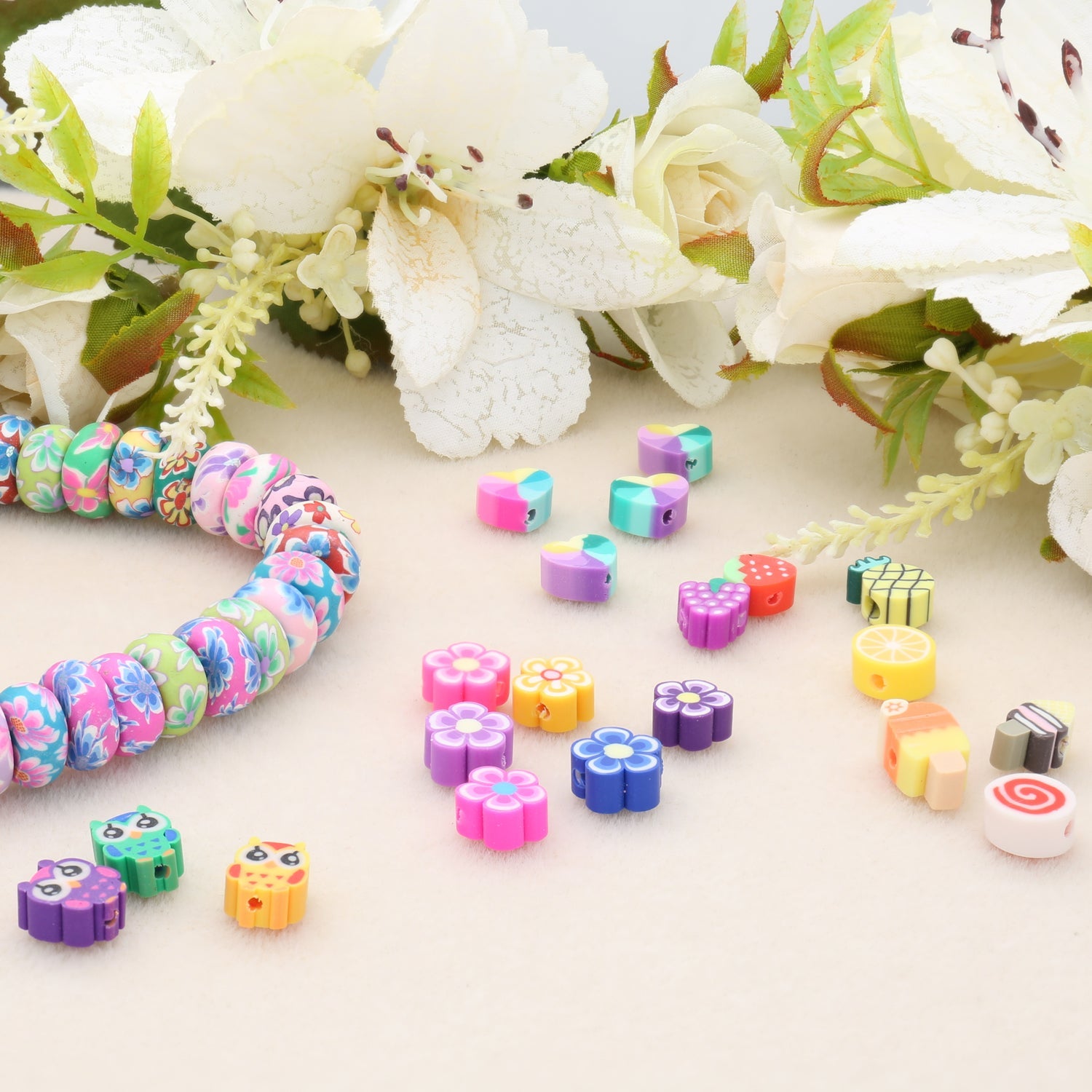 Perlen aus Polymerpaste (Fimo) - PerlineBeads