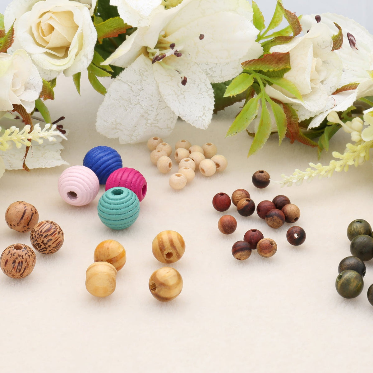 Runde Holzperlen - PerlineBeads