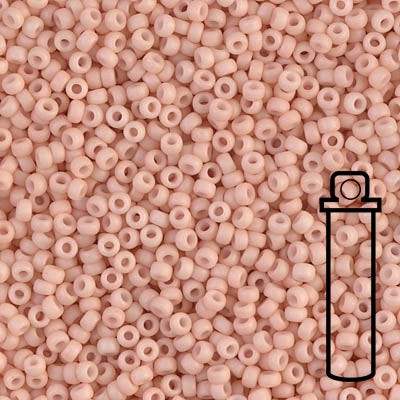 Perles de rocaille Miyuki 11/0 – Matte Opaque Blush