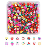 280 Stk. Perlen aus Polymer-Paste – Früchte (14x 20 Stk.) - PerlineBeads