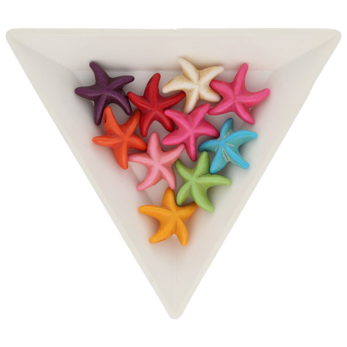 Acryl-Perle Seestern - Farbenmix - PerlineBeads