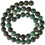 Afrikanischer Türkis Perlen · rund · 8 mm - PerlineBeads SA