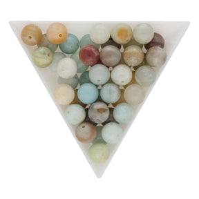 Amazonit Perlen rund - 8 mm - Mehrfarbig - PerlineBeads SA