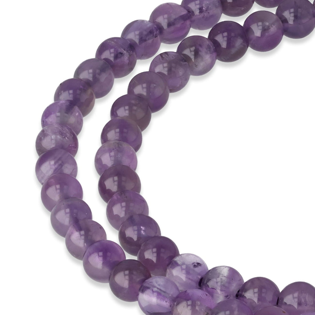 Amethyst Perlen · rund · 4 mm - PerlineBeads SA