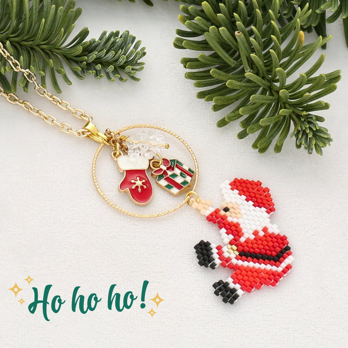 Anleitung für Nikolaus - Brick Stitch - PerlineBeads SA