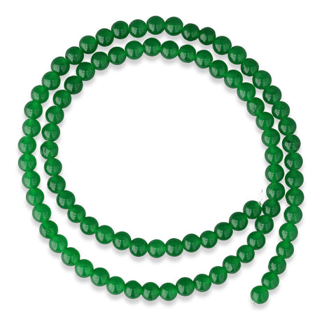 Aventurin Perlen · rund · 4 mm · Grün - PerlineBeads SA