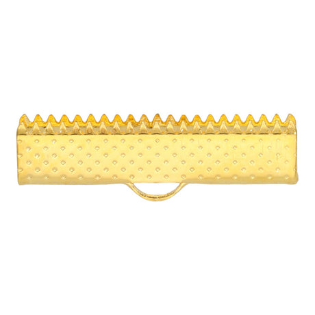 Bandklemme 25 mm, Farbe Gold - PerlineBeads SA