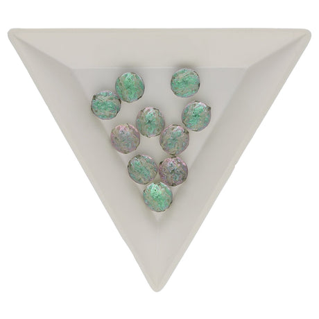 Baroque 2-Loch Cabochon - Backlit Opalescense - PerlineBeads