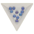 Baroque 2-Loch Cabochon - Backlit Violet Ice - PerlineBeads