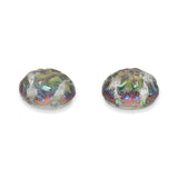 Baroque 2-Loch Cabochon oval - Backlit Utopia - PerlineBeads