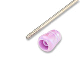 Bastel-Kugelschreiber befüllbar • UV-Beschichtung • Violett • 150mm - PerlineBeads SA
