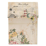Bedrucktes Scrapbooking Papier | „Bee Garden“ | 8 - teiliges Set - PerlineBeads SA