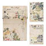 Bedrucktes Scrapbooking Papier | „Bee Garden“ | 8 - teiliges Set - PerlineBeads SA