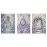Bedrucktes Scrapbooking Papier | „Enchanted Dreams“ | 30 - teiliges Set - PerlineBeads SA
