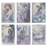 Bedrucktes Scrapbooking Papier | „Enchanted Dreams“ | 30 - teiliges Set - PerlineBeads SA