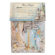 Bedrucktes Scrapbooking Papier | „Seaside Memories“ | 8 - teiliges Set - PerlineBeads SA