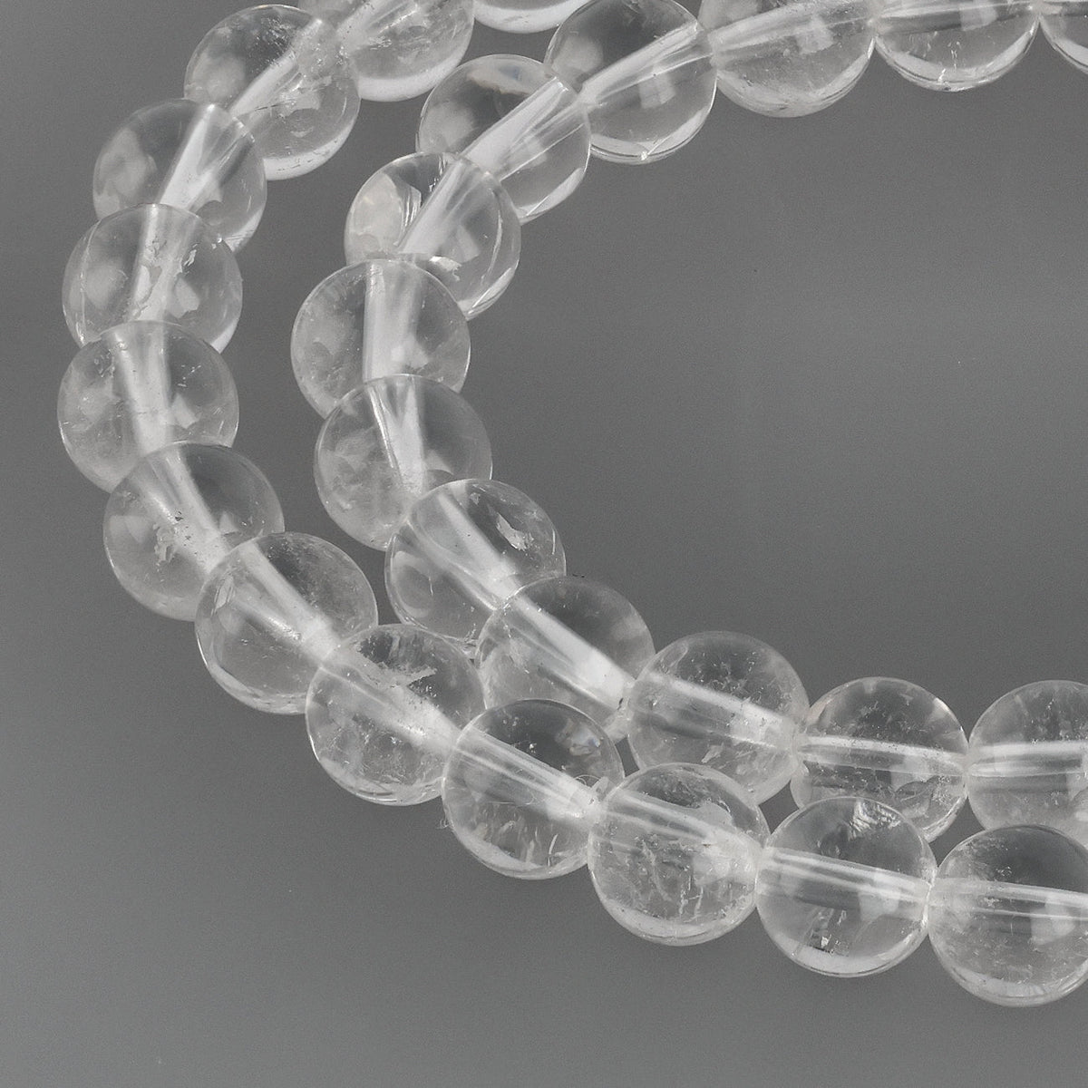 Bergkristall Perlen · rund · 6 mm - PerlineBeads SA